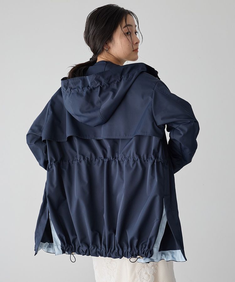YECCA VECCA「【撥水/花粉ガード】ミドル丈マウンテンパーカー」|ブルゾン・スタジャン|