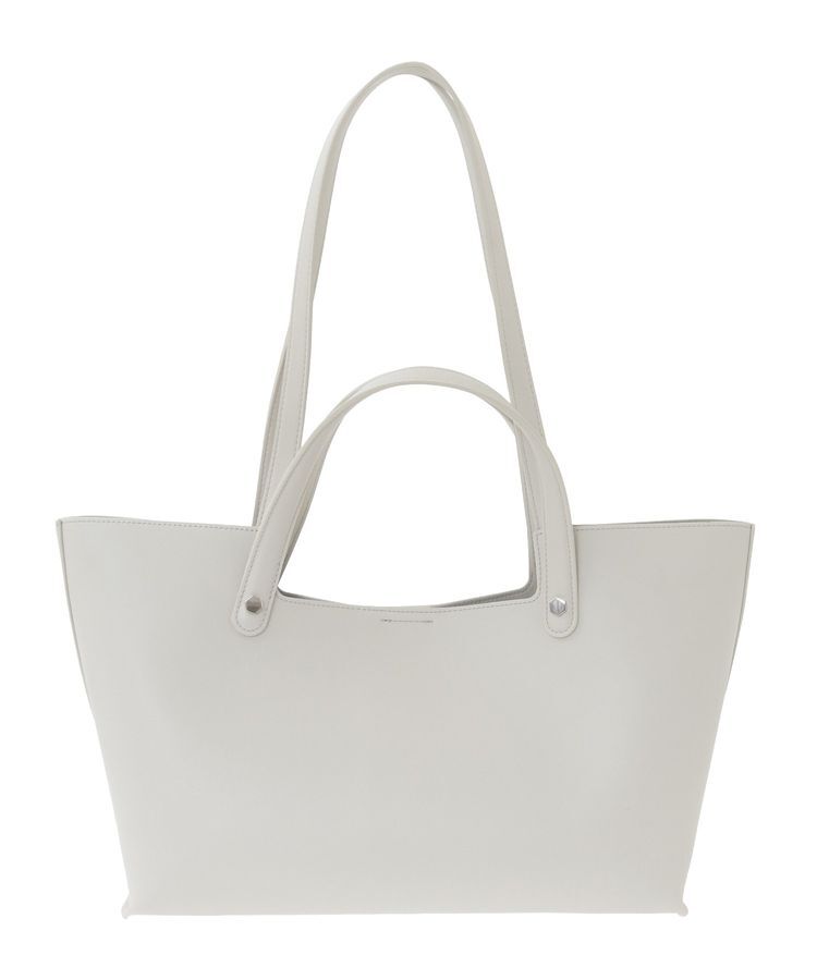 YECCA VECCA「【cache cache】ポーチ付き横長2wayトート」|トートバッグ|