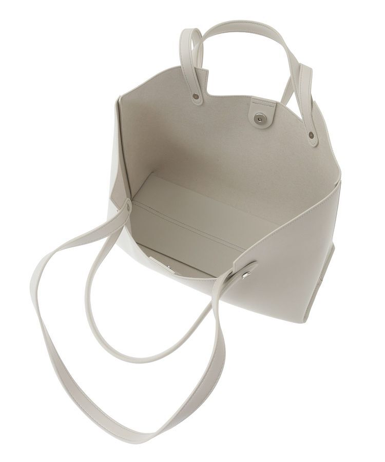 YECCA VECCA「【cache cache】ポーチ付き横長2wayトート」|トートバッグ|