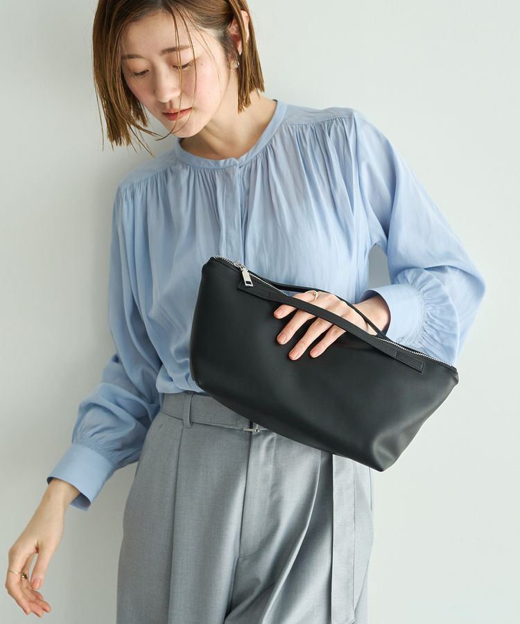 YECCA VECCA「【cache cache】ポーチ付き横長2wayトート」|トートバッグ|