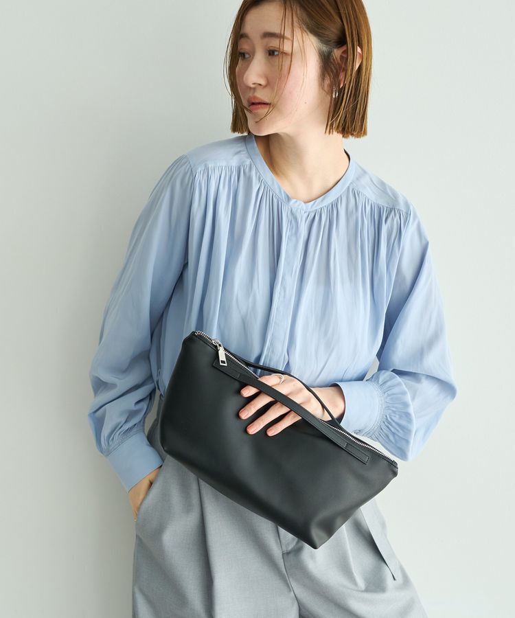 YECCA VECCA「【cache cache】ポーチ付き横長2wayトート」|トートバッグ|