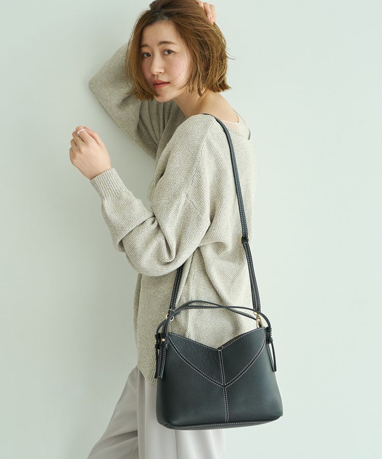 YECCA VECCA「AULENTTI.レザーバッグ」|ショルダー・メッセンジャー|