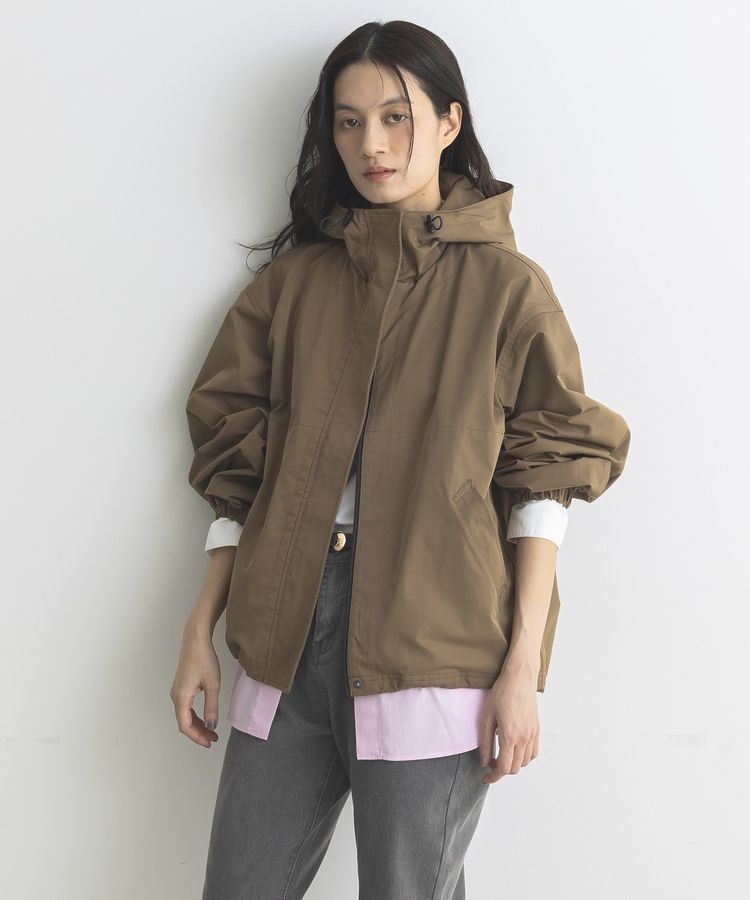 GARAGE OF GOOD CLOTHING「ボリューム袖マウンテンパーカー」|ブルゾン・スタジャン|Khaki