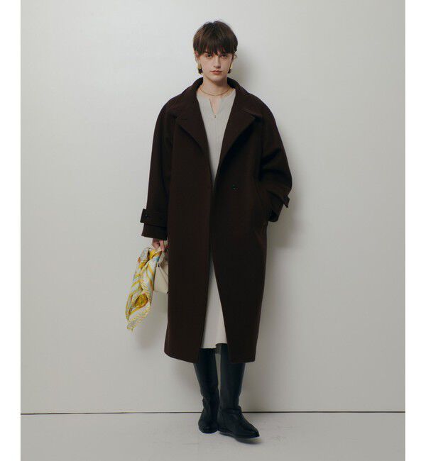 allureville「ダブルビーバースタンドコート」|ダッフルコート|