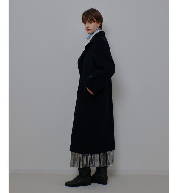 allureville「ダブルビーバースタンドコート」|ダッフルコート|