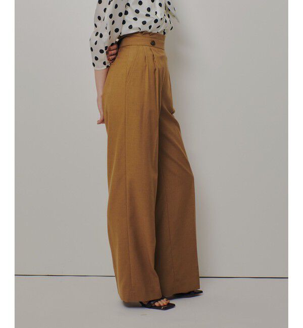 allureville「ウェストタックデザインパンツ」|チノ|