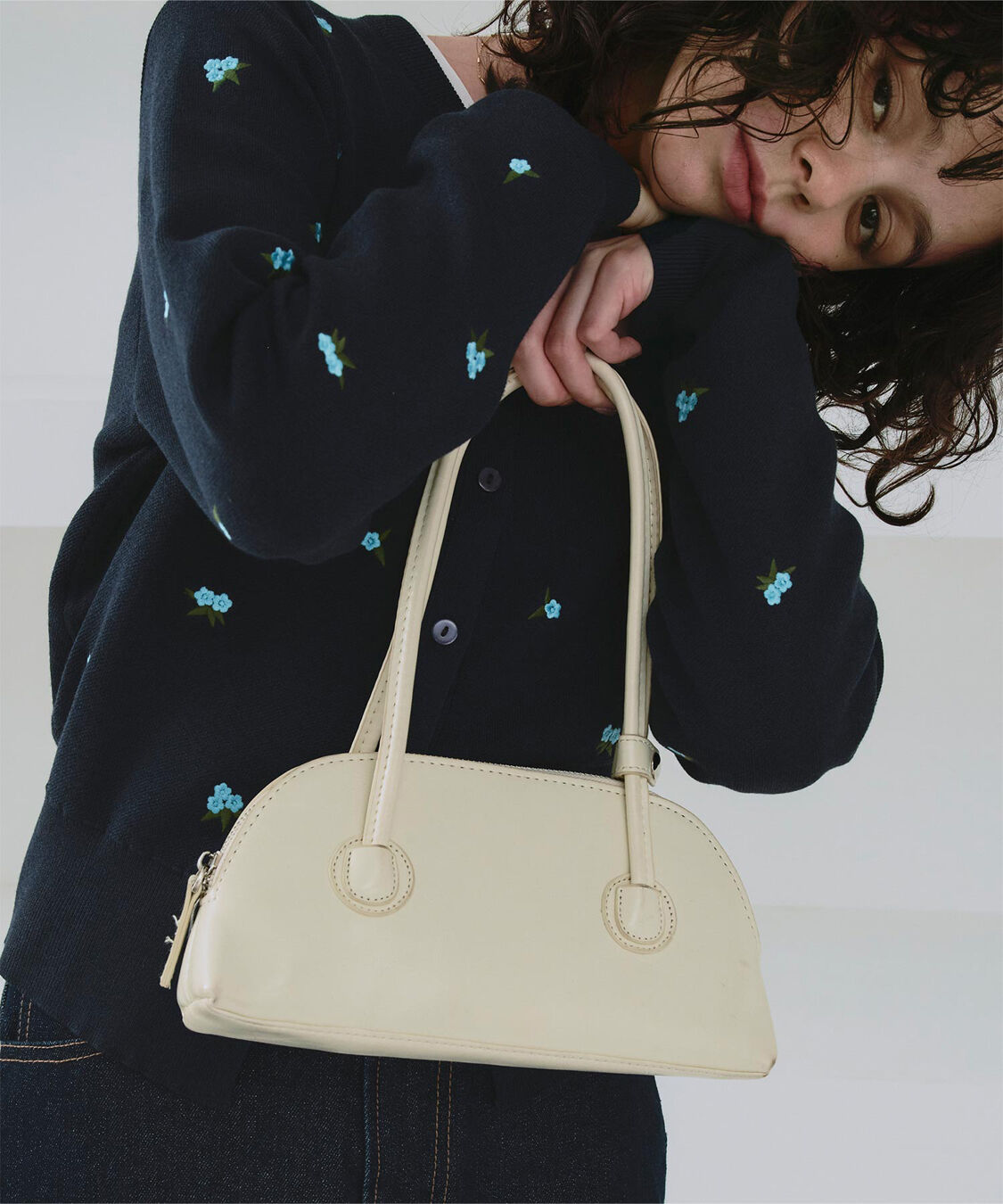 titivate「フラワー刺繍カーディガン」|カーディガン|