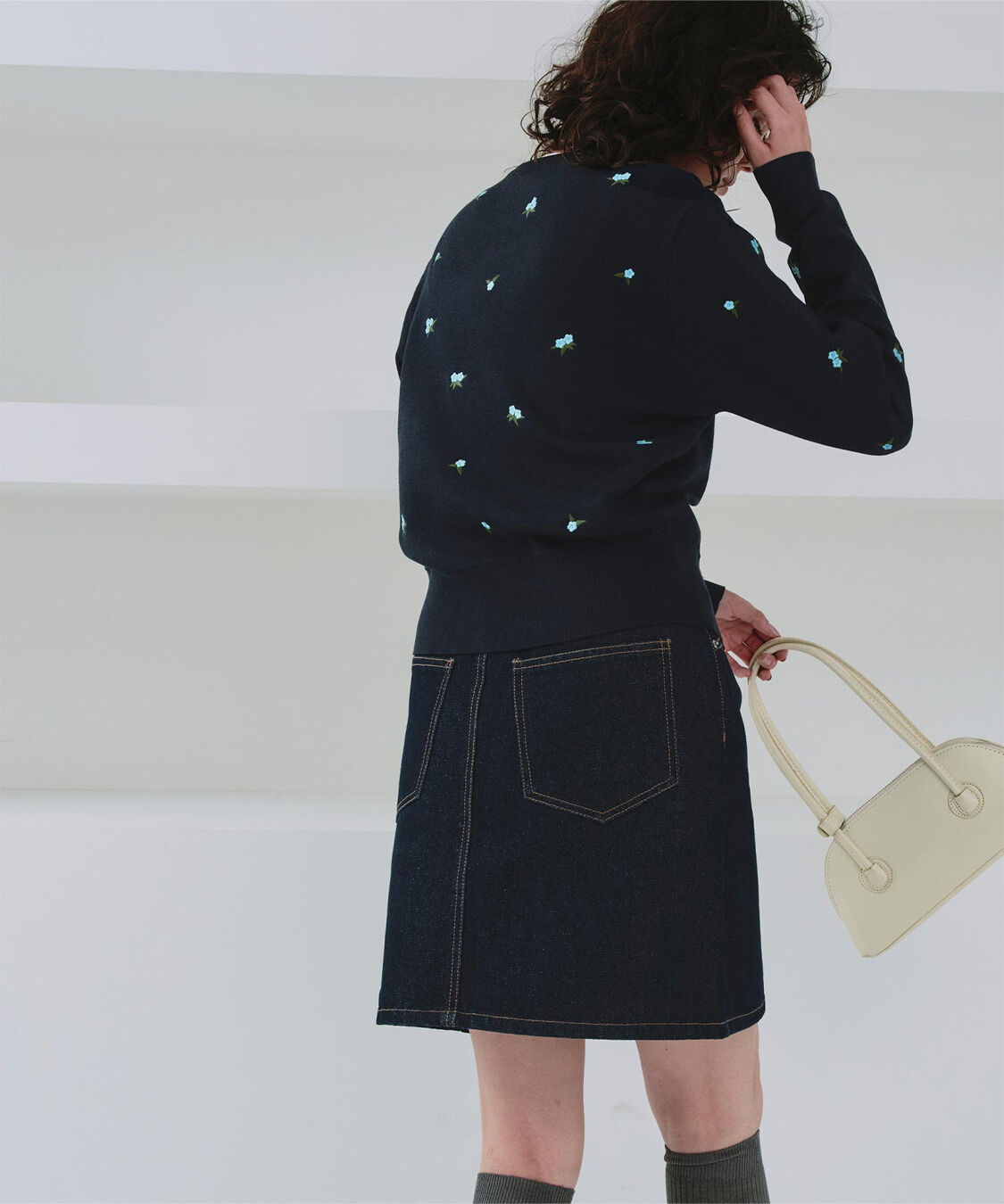 titivate「フラワー刺繍カーディガン」|カーディガン|