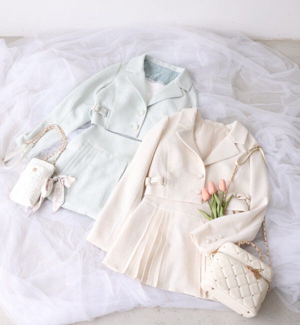  「ツイードプリーツミニスカート／サイズ展開あり」|スカート|