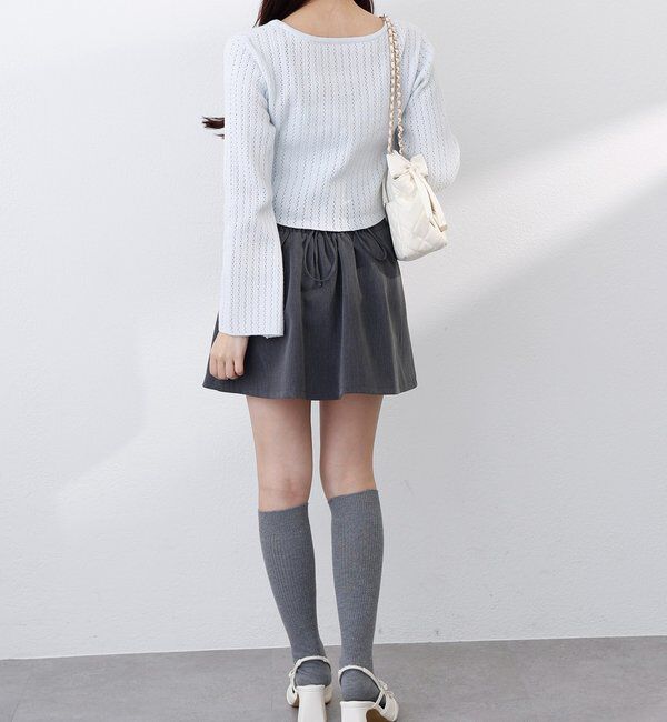  「ツイードプリーツミニスカート／サイズ展開あり」|スカート|