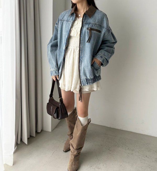  「【REVIVAL】WEB限定/セットアップ対応/パイピングジャケット」|ダウンベスト・ベスト|