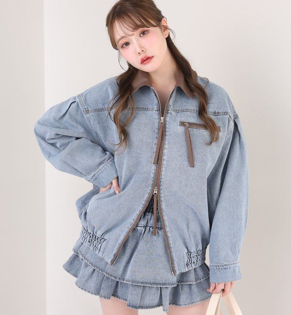  「【REVIVAL】WEB限定/セットアップ対応/パイピングジャケット」|ダウンベスト・ベスト|