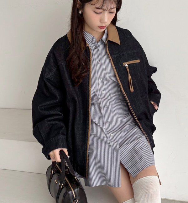  「【REVIVAL】WEB限定/セットアップ対応/パイピングジャケット」|ダウンベスト・ベスト|