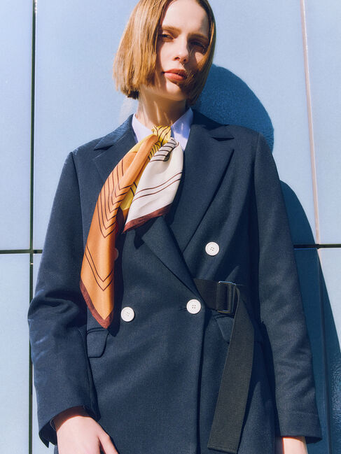 Te chichi「デタッチベルトテーラードジャケット《2026 spring catalog item》」|その他|ネイビー