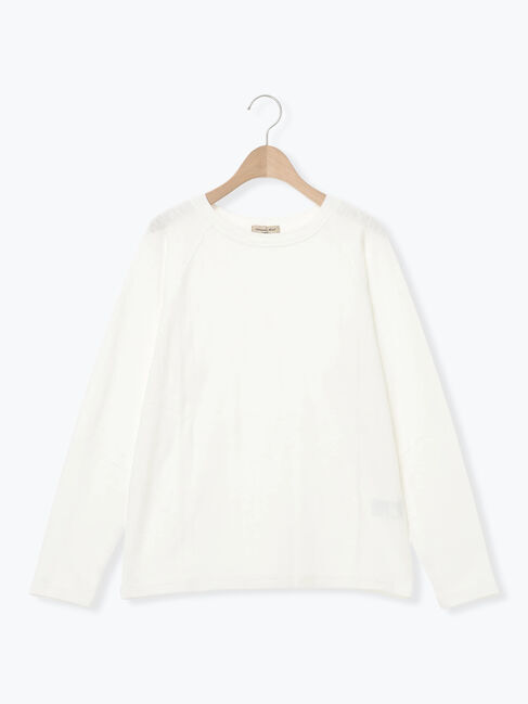 Samansa Mos2「スラブベア天クループルオーバー」|Tシャツ・カットソー|オフホワイト