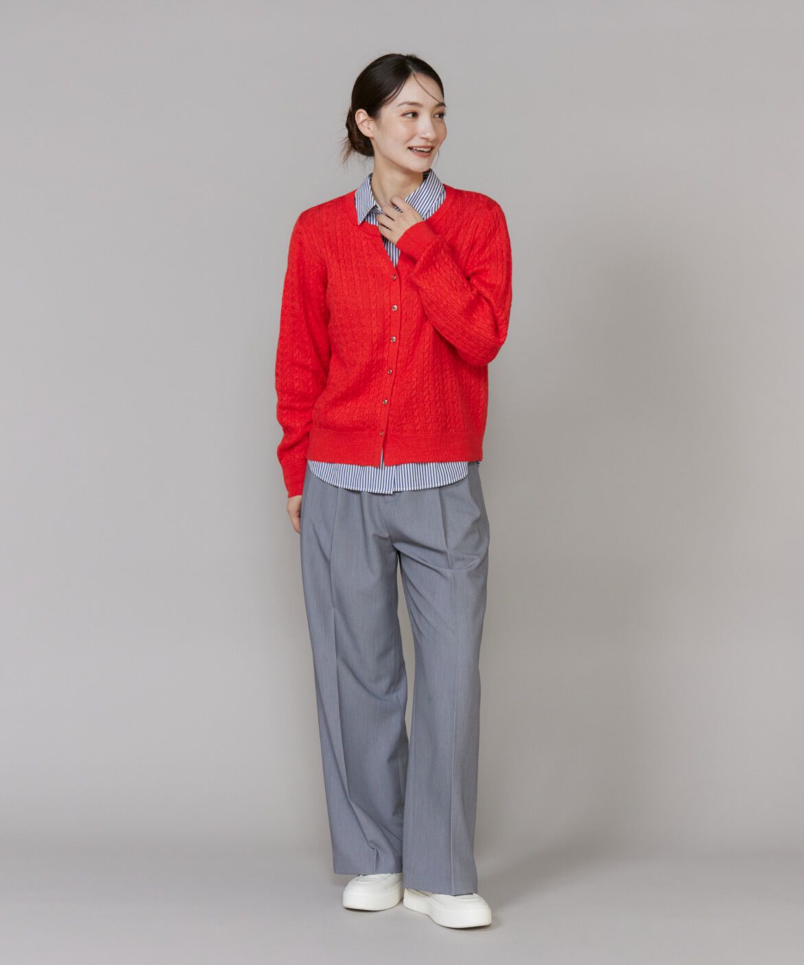 DAY by DAY it&rsquo;s international「ケーブル柄アルパカニットカーディガン」|カーディガン|