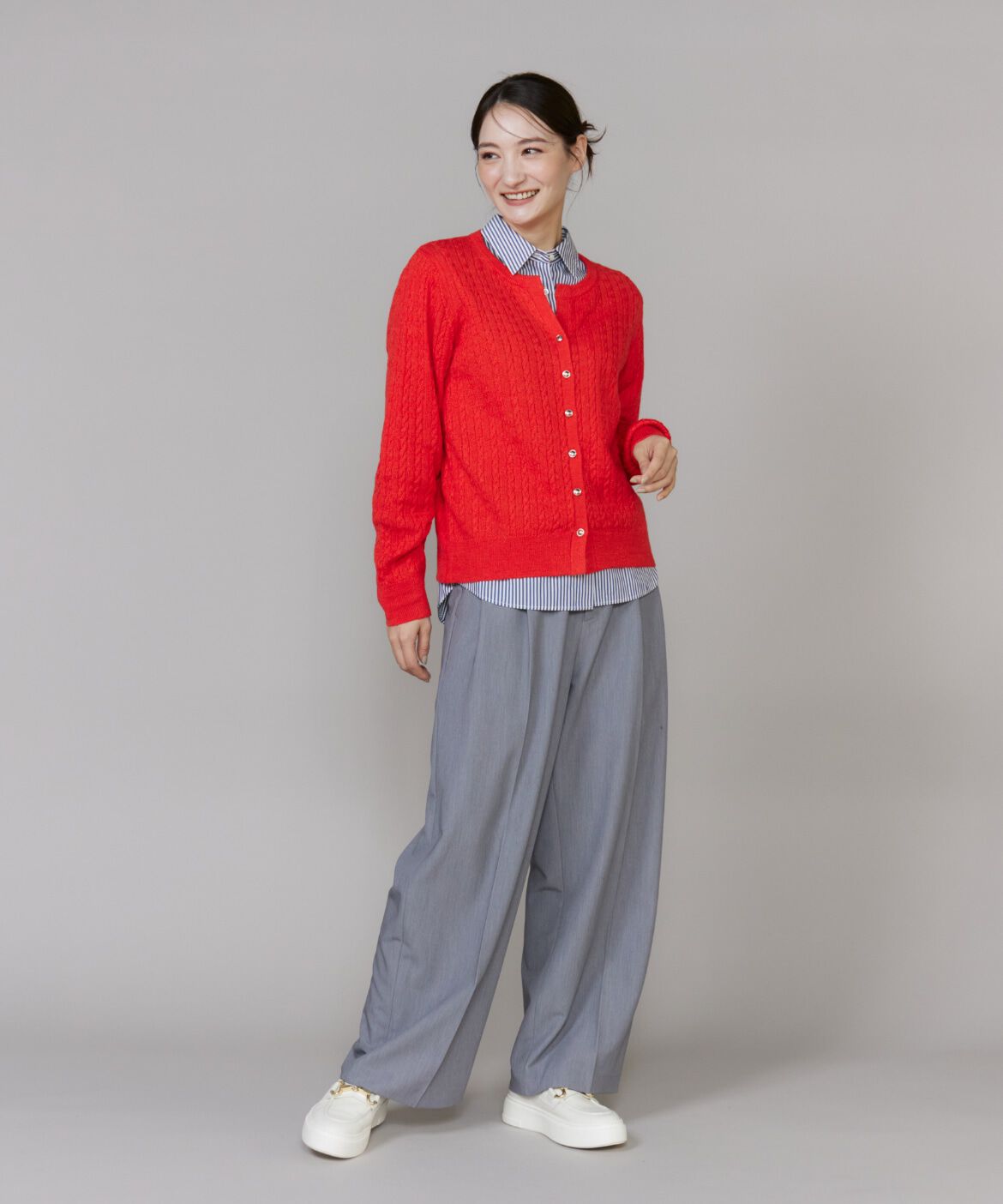 DAY by DAY it&rsquo;s international「ケーブル柄アルパカニットカーディガン」|カーディガン|