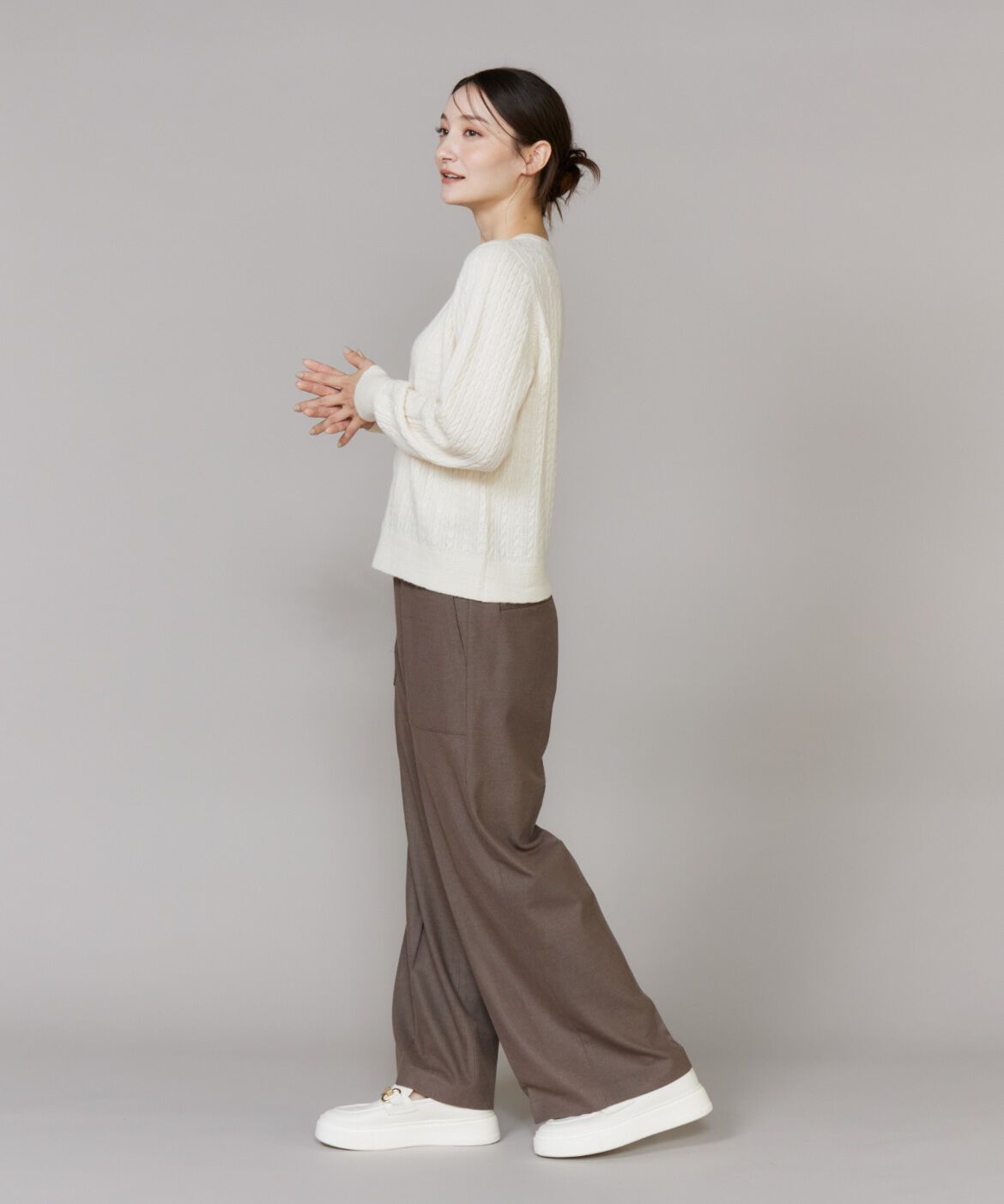 DAY by DAY it&rsquo;s international「ケーブル柄アルパカニットカーディガン」|カーディガン|