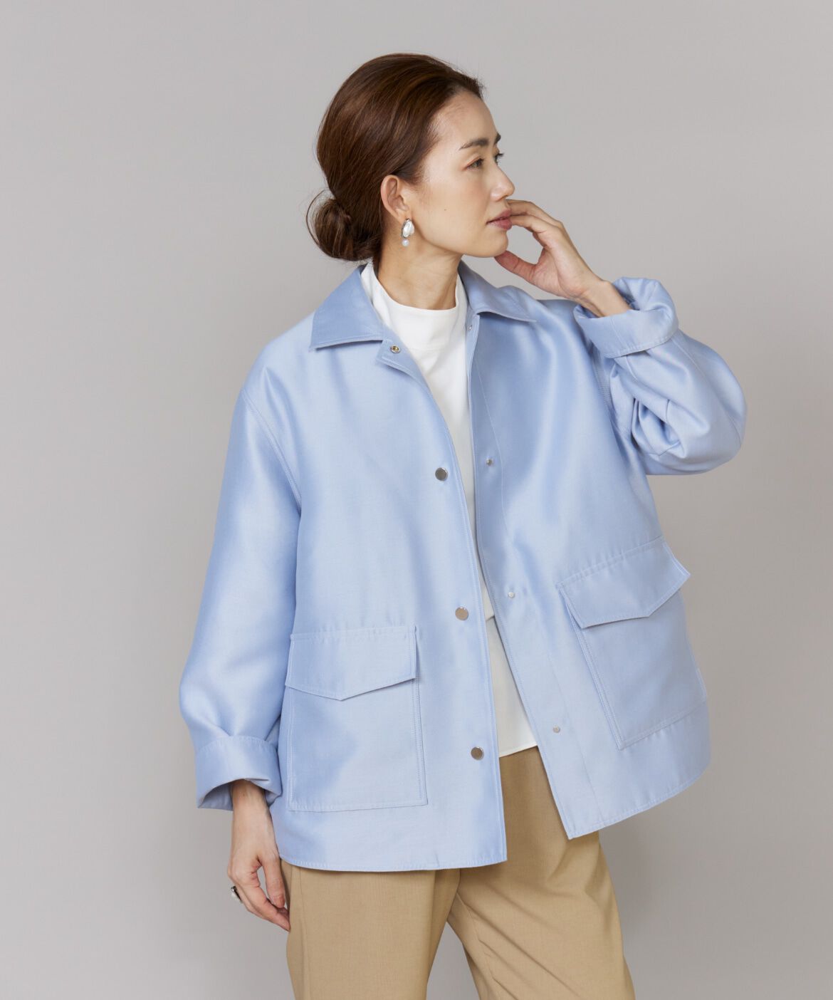 Le Souk「《大きいサイズ》オーバーサイズシャツジャケット　」|その他|