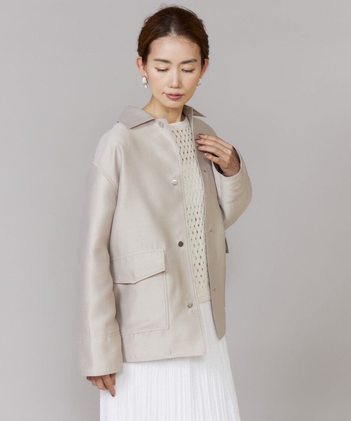 Le Souk「《大きいサイズ》オーバーサイズシャツジャケット　」|その他|