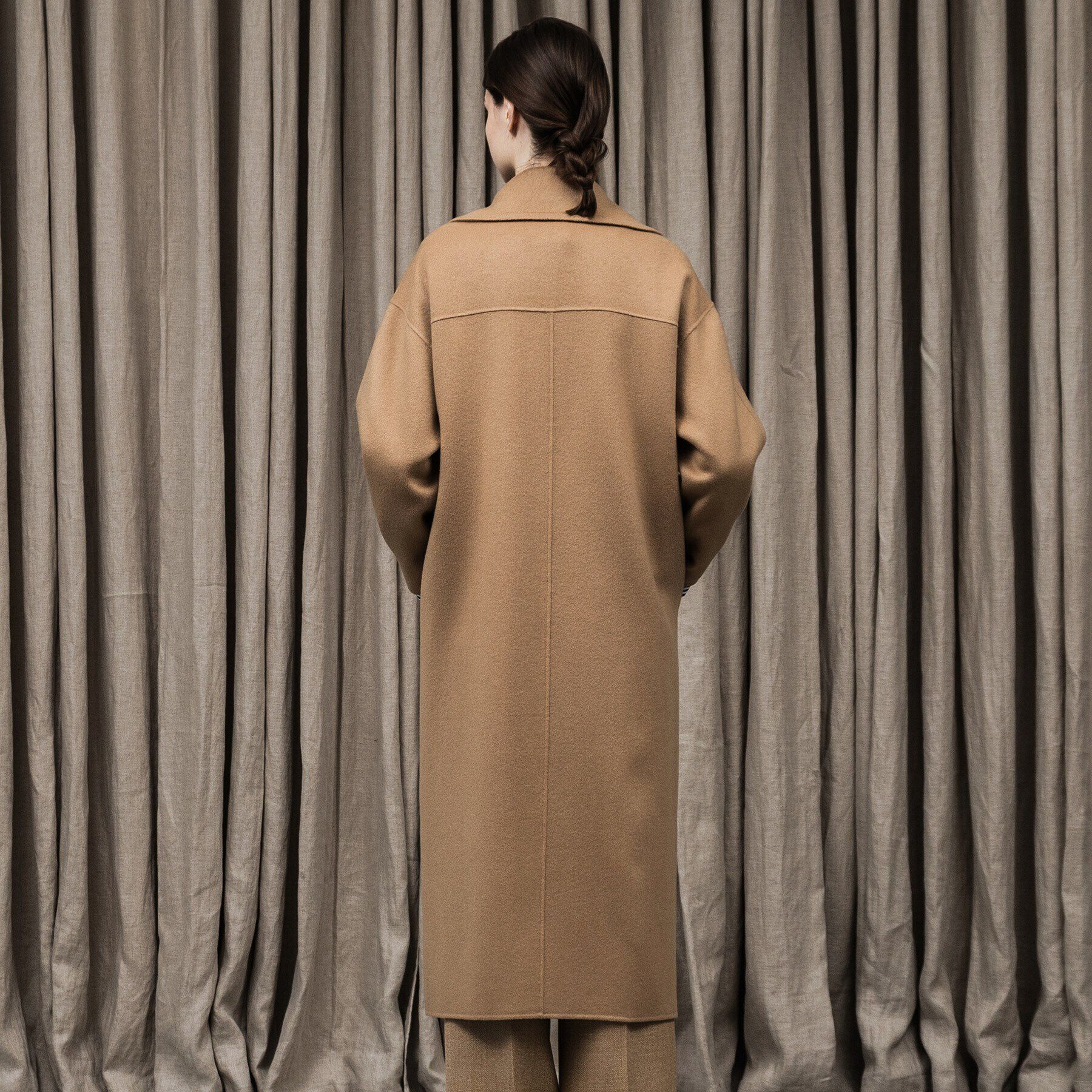 UNTITLED「カシミヤリバーガウンコート」|チェスターコート|