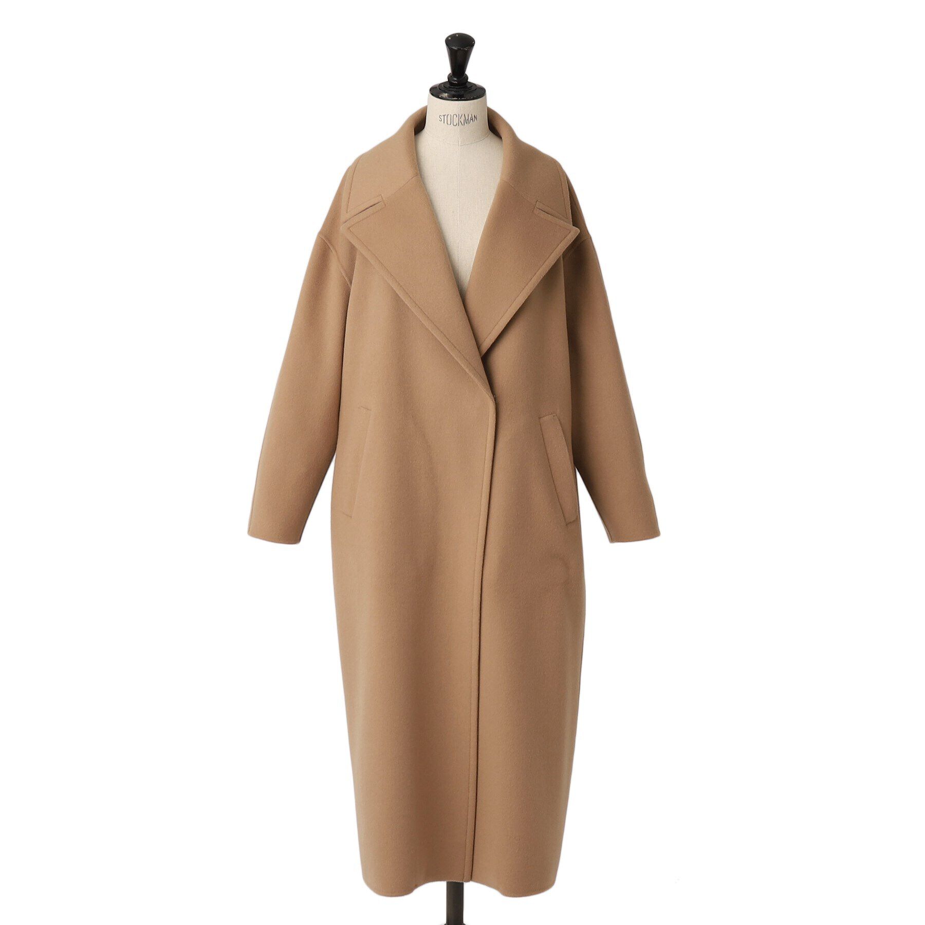 UNTITLED「カシミヤリバーガウンコート」|チェスターコート|