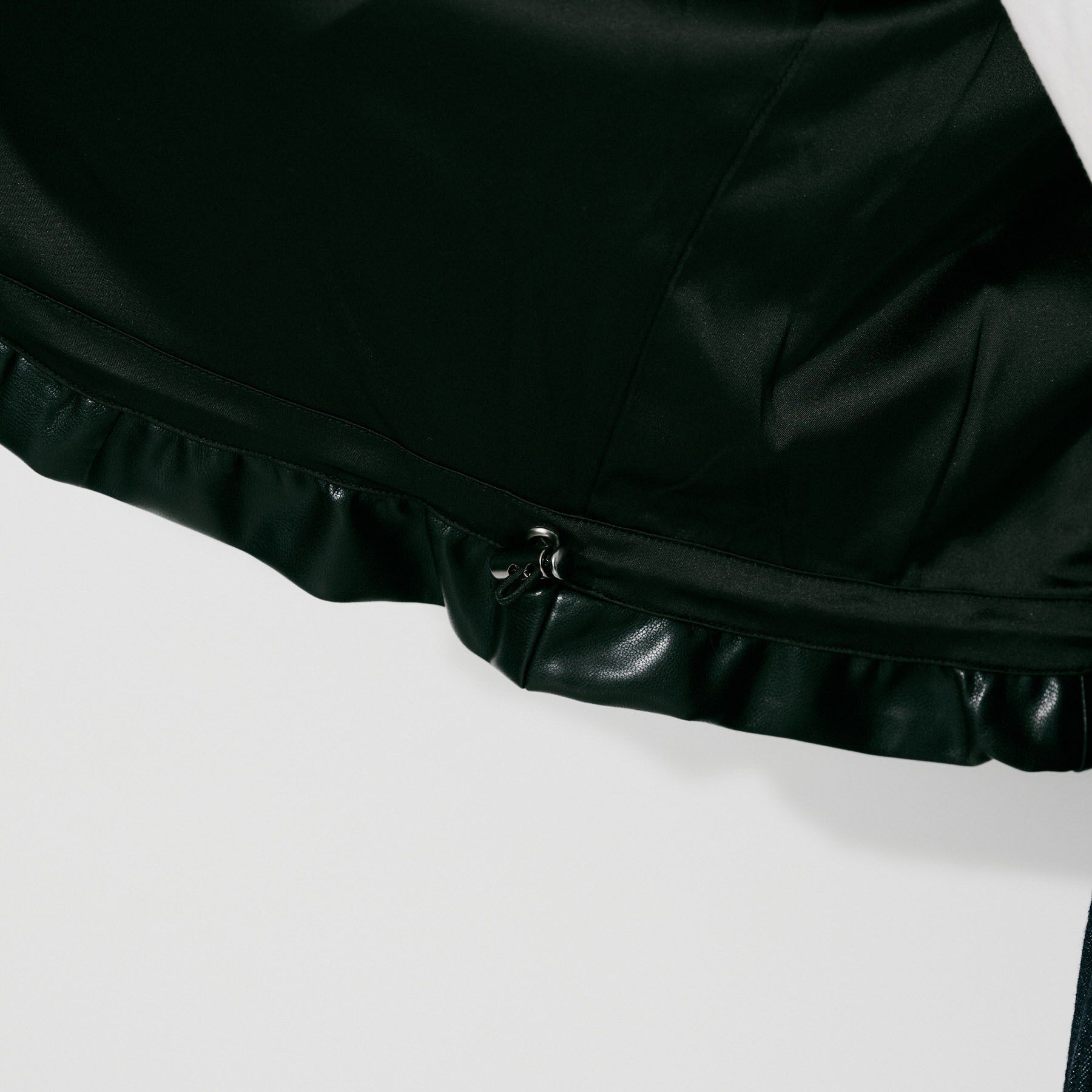 UNTITLED「【MARILYN MOON】ソフトレザー調ブルゾン」|ブルゾン・スタジャン|