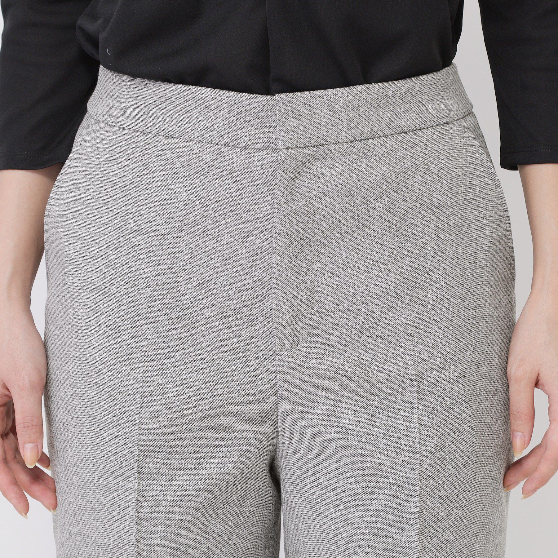 COUP DE CHANCE「【手洗い可／日本製／スーツ可】センタープレス入りテーパードパンツ」|その他|