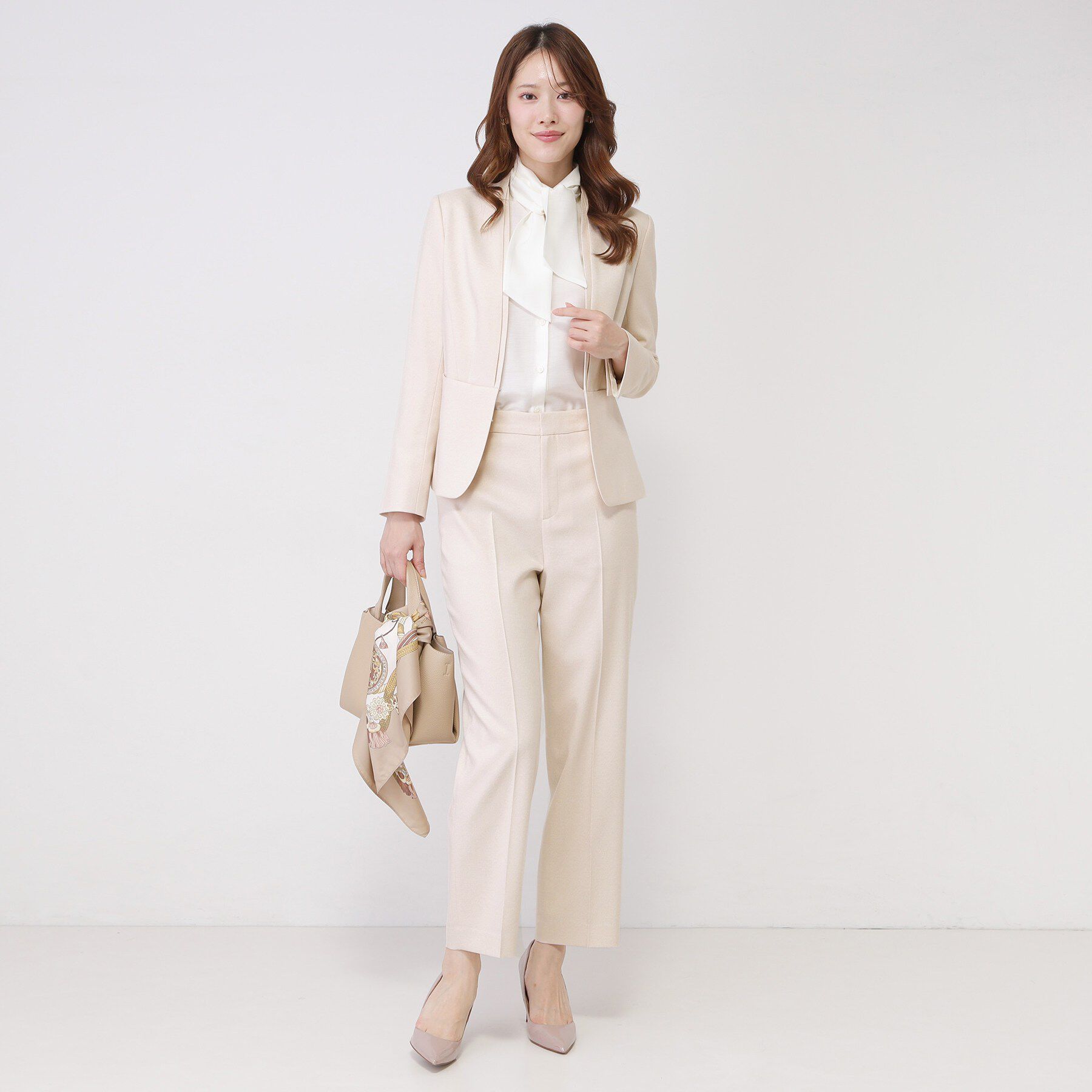 COUP DE CHANCE「【手洗い可／日本製／スーツ可】センタープレス入りテーパードパンツ」|その他|