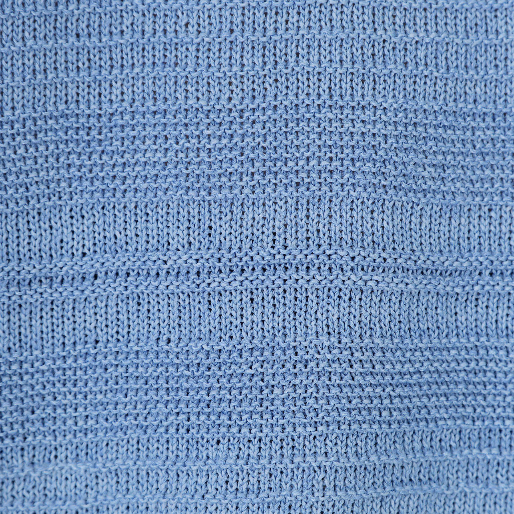 COUP DE CHANCE「【手洗い可／日本製／無縫製／和紙使用】地柄ボーダーのニットトップス」|ニット・セーター|