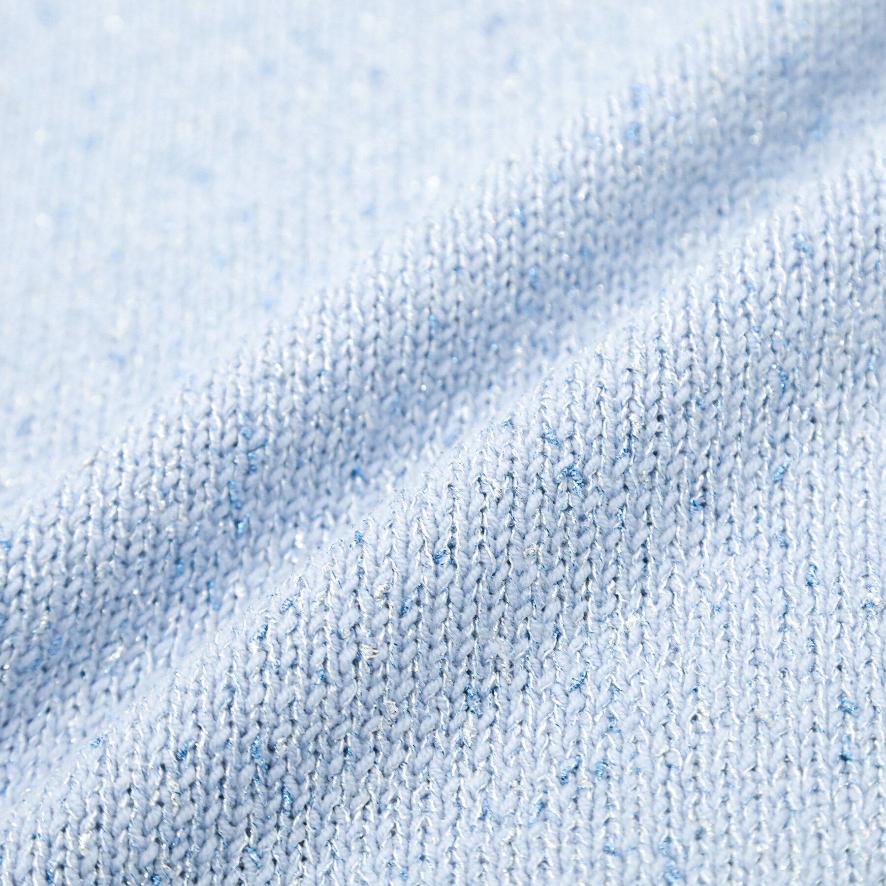 COUP DE CHANCE「【手洗い可／ラメ混】浅Vネックニットトップス」|ニット・セーター|