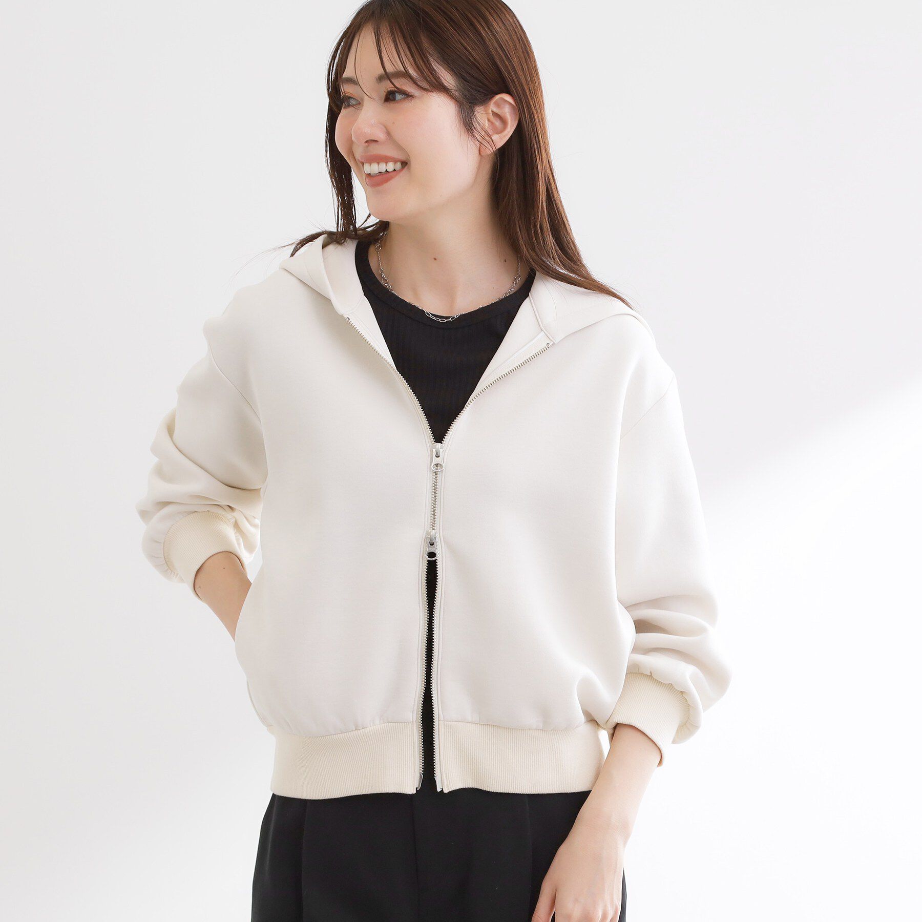 Reflect「ダブルジップドロップショルダーパーカー」|パーカー|