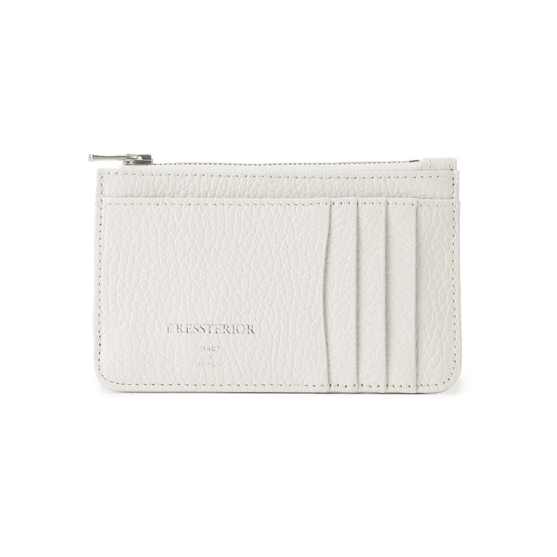 DRESSTERIOR「コイン and カード レザーケース」|コインケース|ﾗｲﾄｸﾞﾚｰ(011)