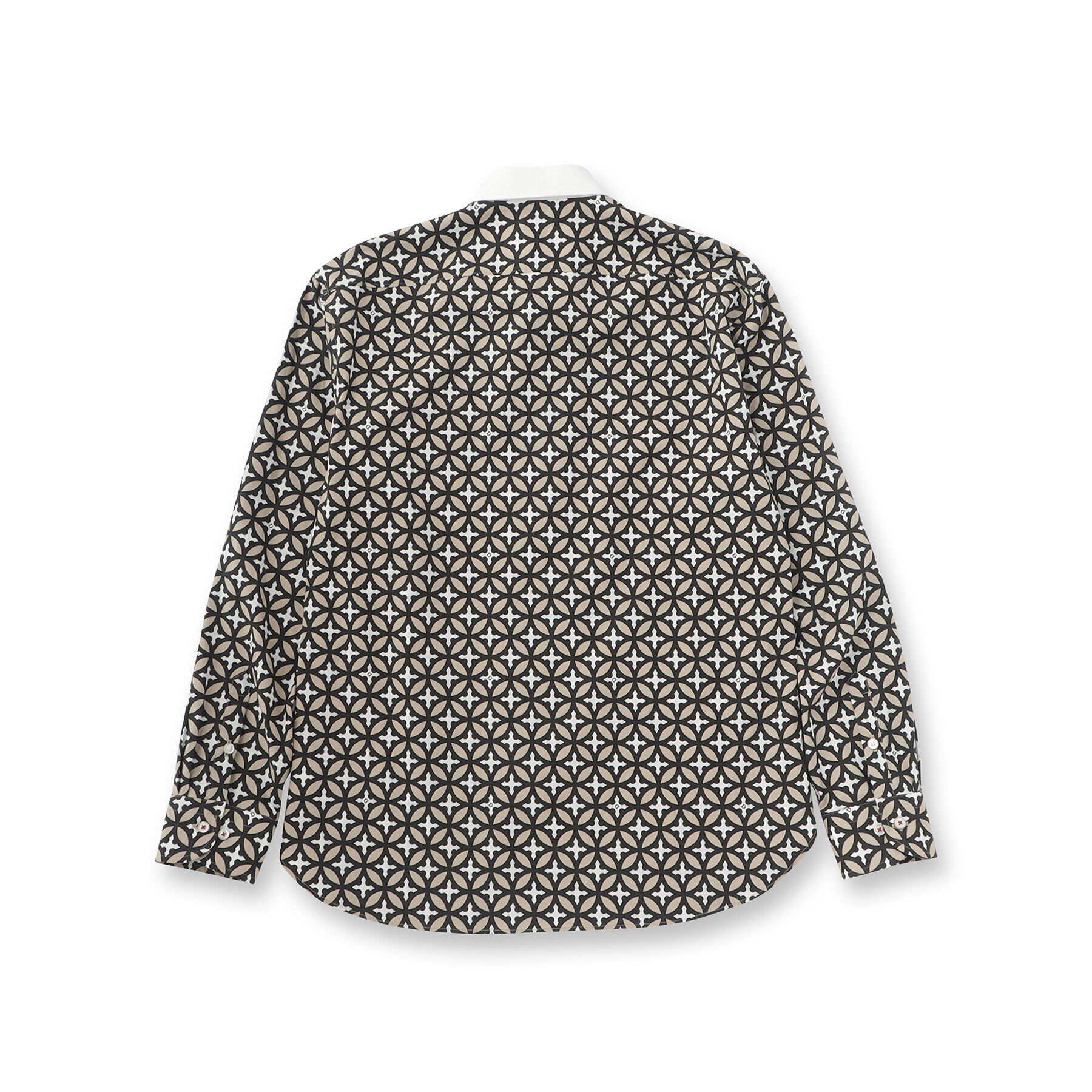 DRESSTERIOR「オーバーラップサークル クレリックシャツ」|シャツ・ブラウス|