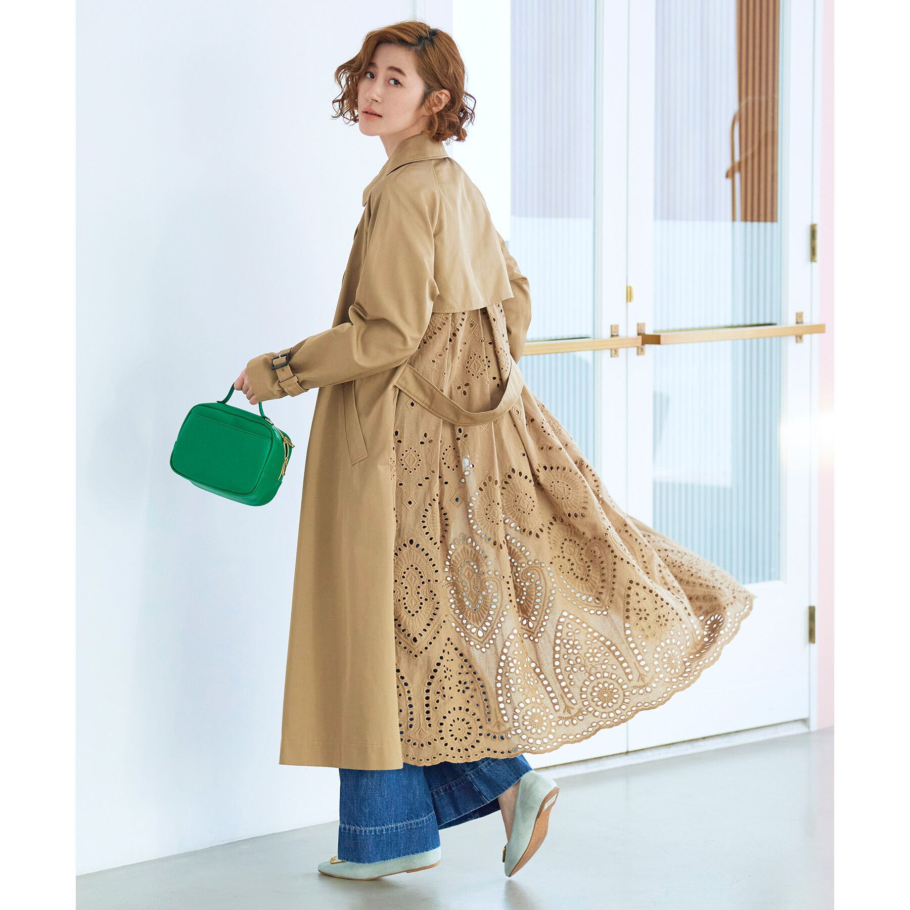 grove「【別注】Wrangler バギーパンツ」|デニム|