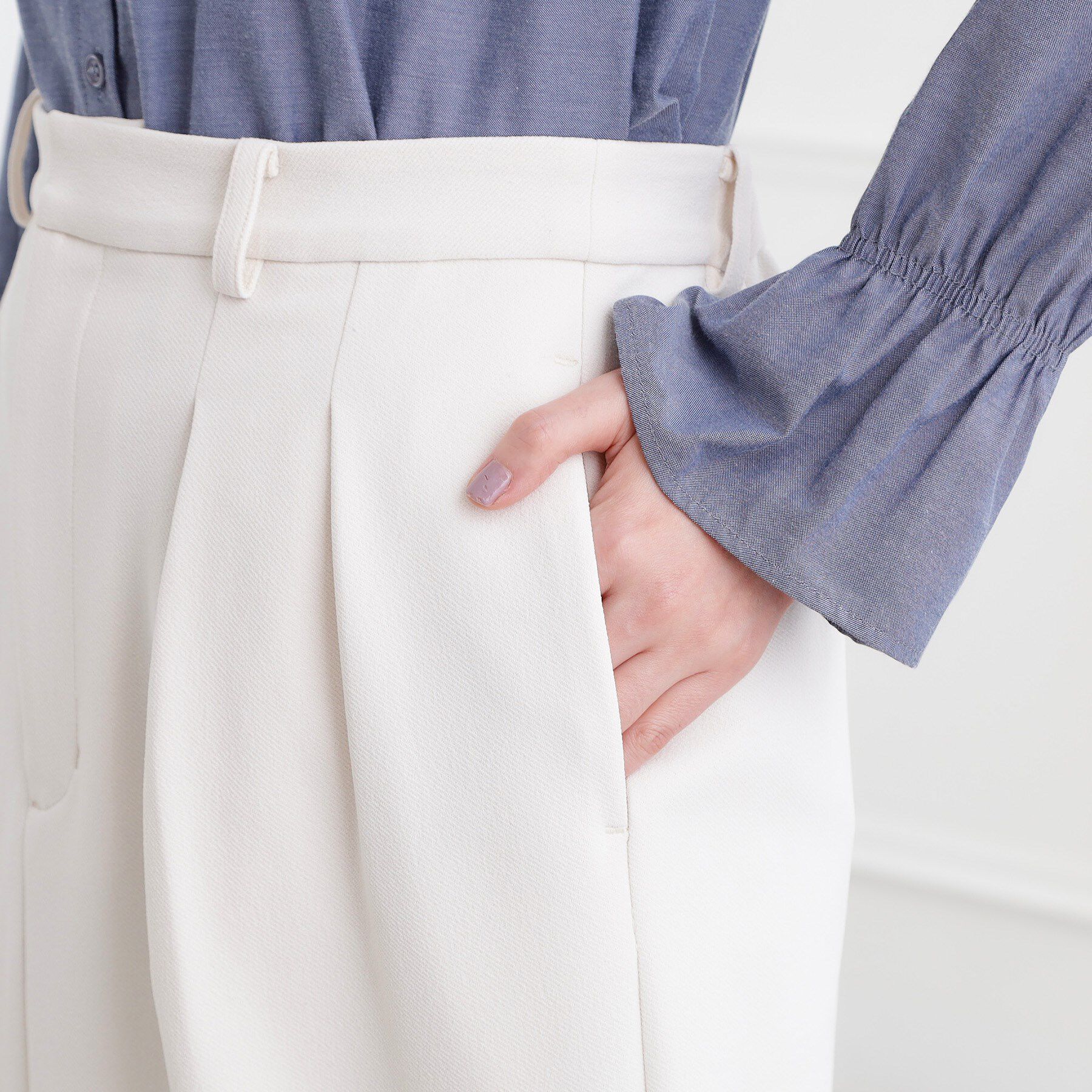 grove「カットツイルタックナロースカート」|スカート|