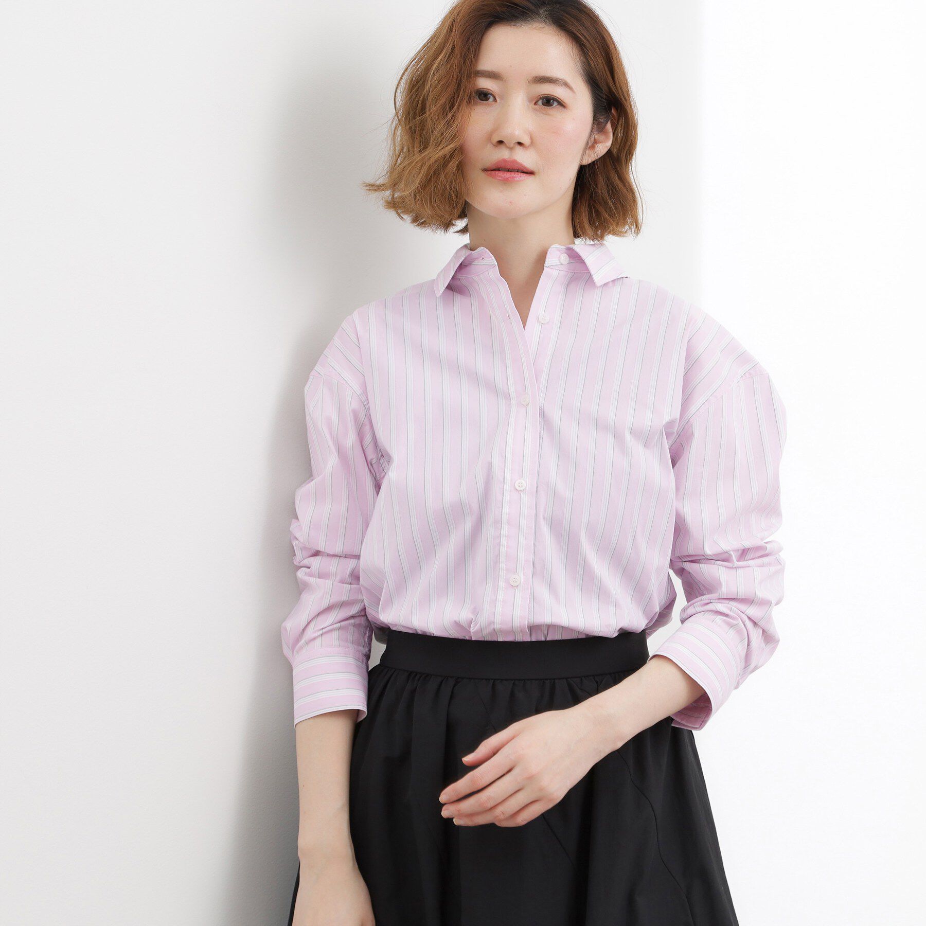 grove「一度着たら手放せない、驚きの伸びを備えたコットンナイロンストレッチシャツ」|シャツ・ブラウス|