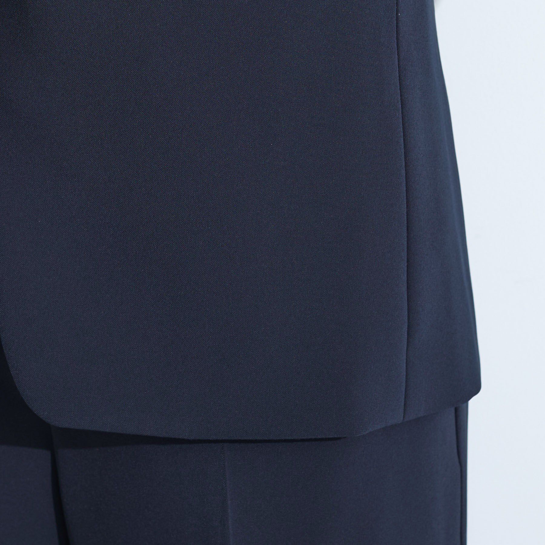 INDIVI「【洗える／UVケア】ストレッチノーカラージャケット」|スーツ|