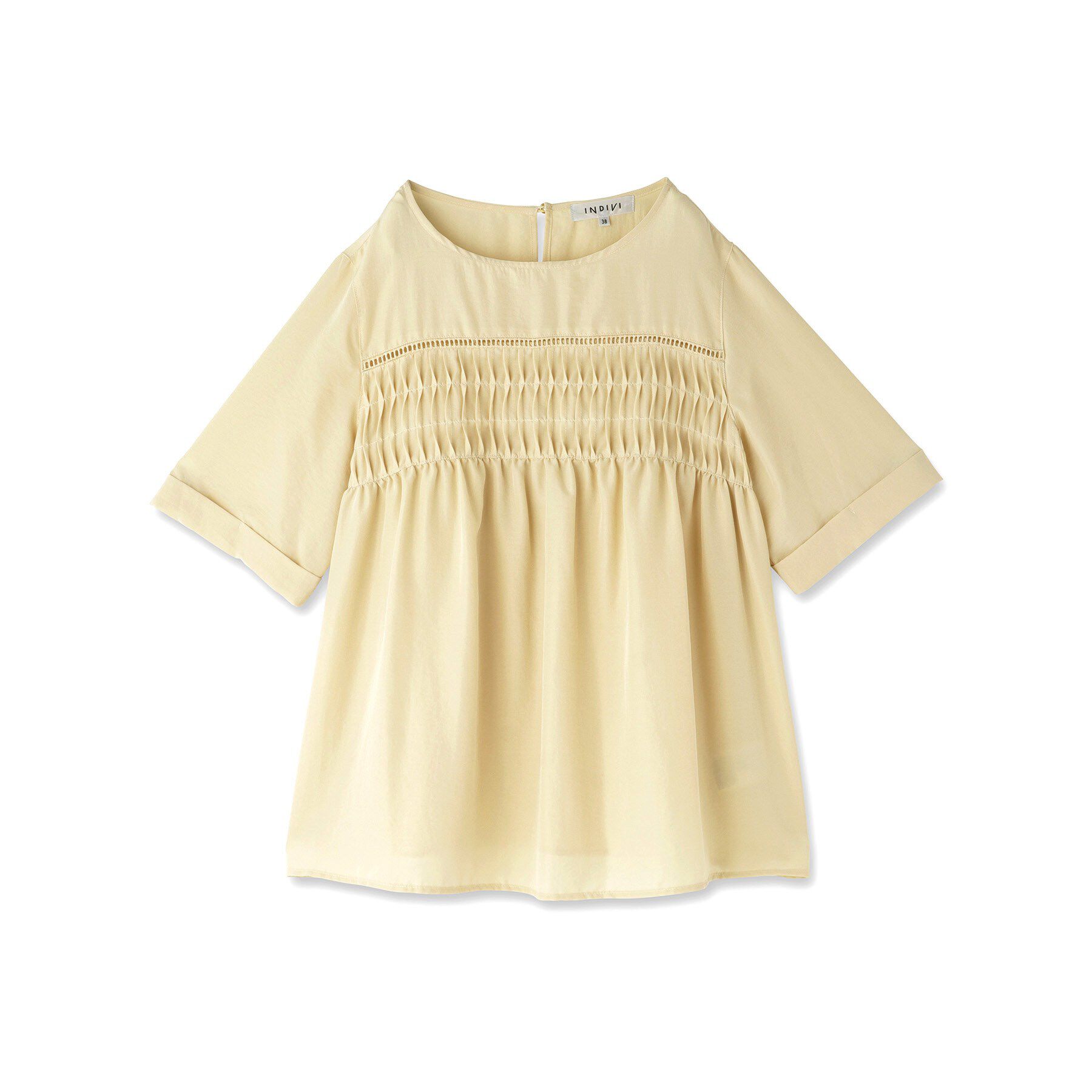 INDIVI「フィブリルブラウス」|シャツ・ブラウス|