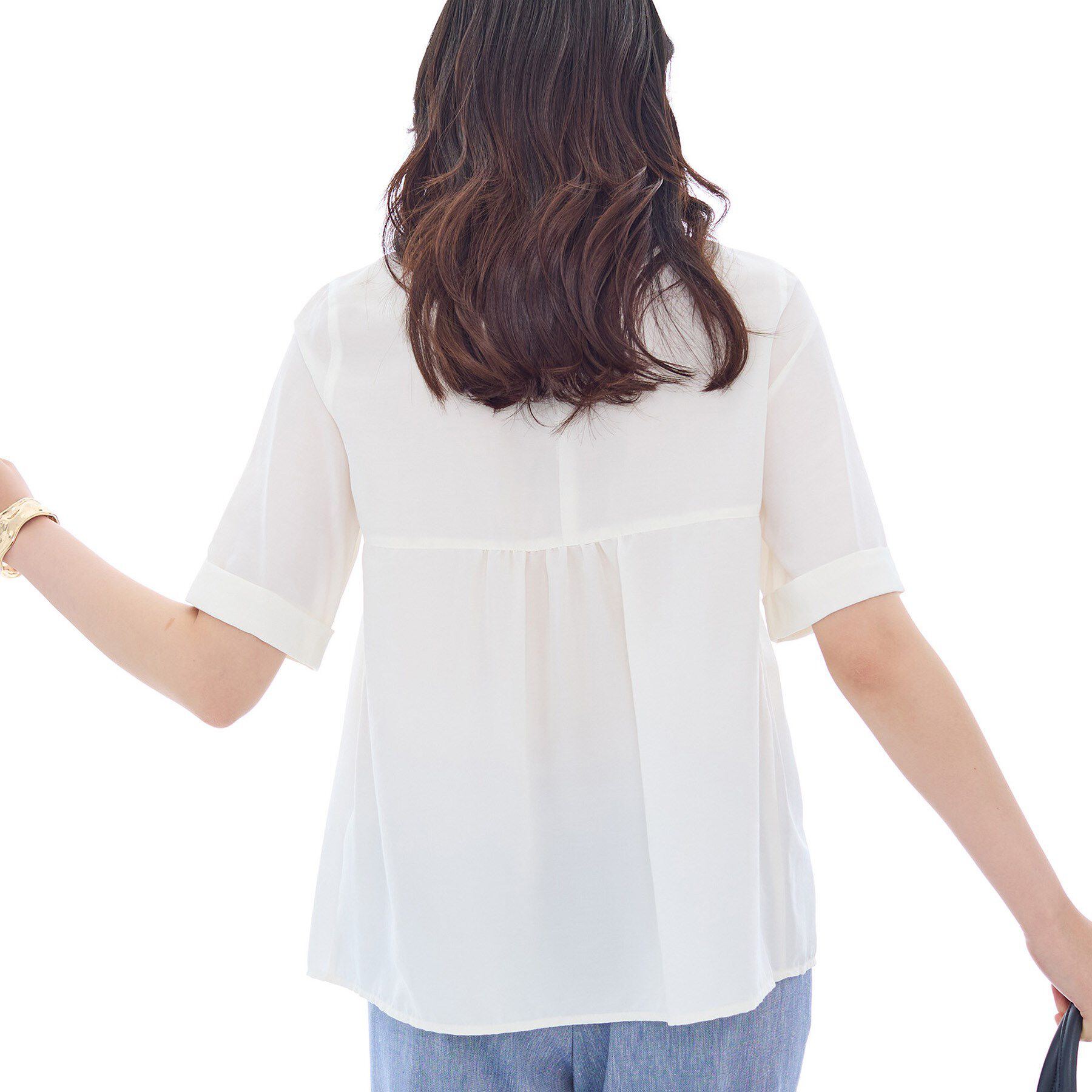 INDIVI「フィブリルブラウス」|シャツ・ブラウス|