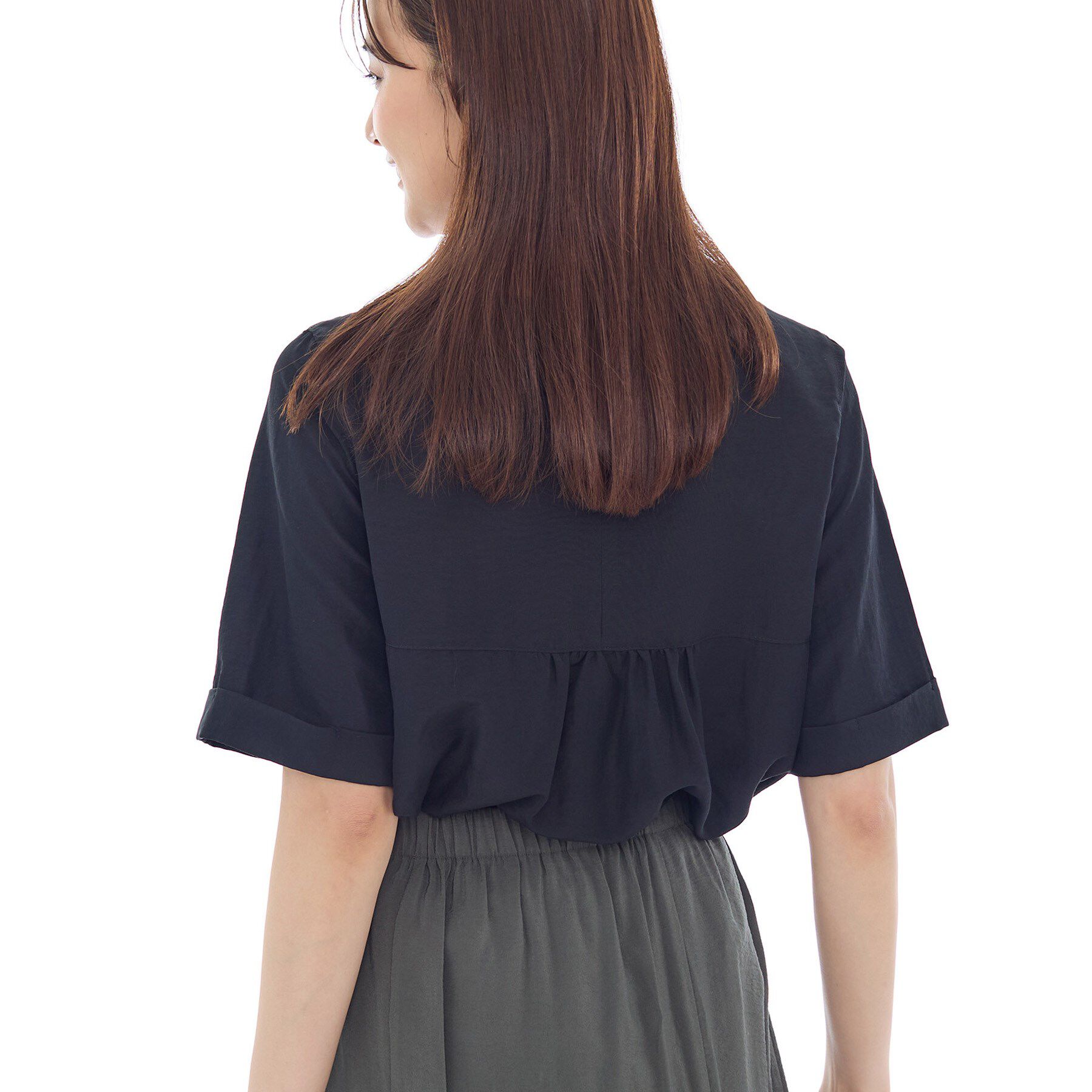 INDIVI「フィブリルブラウス」|シャツ・ブラウス|