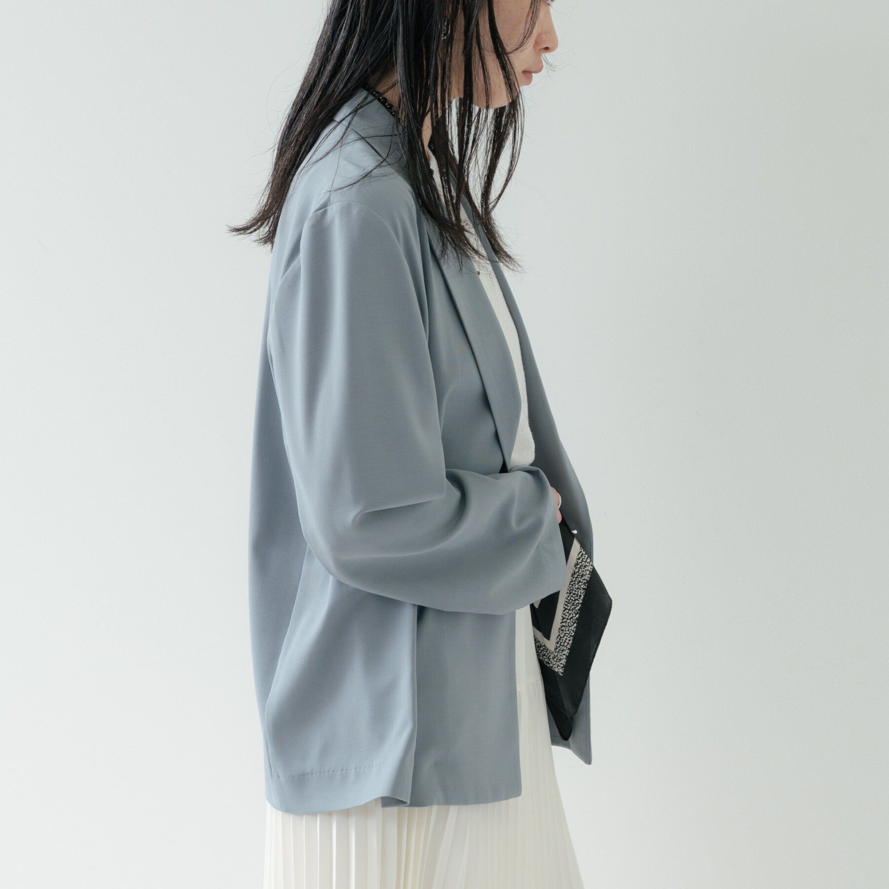 GALLEST「Comfy SET UP｜ダブルブレストイージージャケット【セットアップ対応／通勤／カセット服】」|テーラードジャケット|