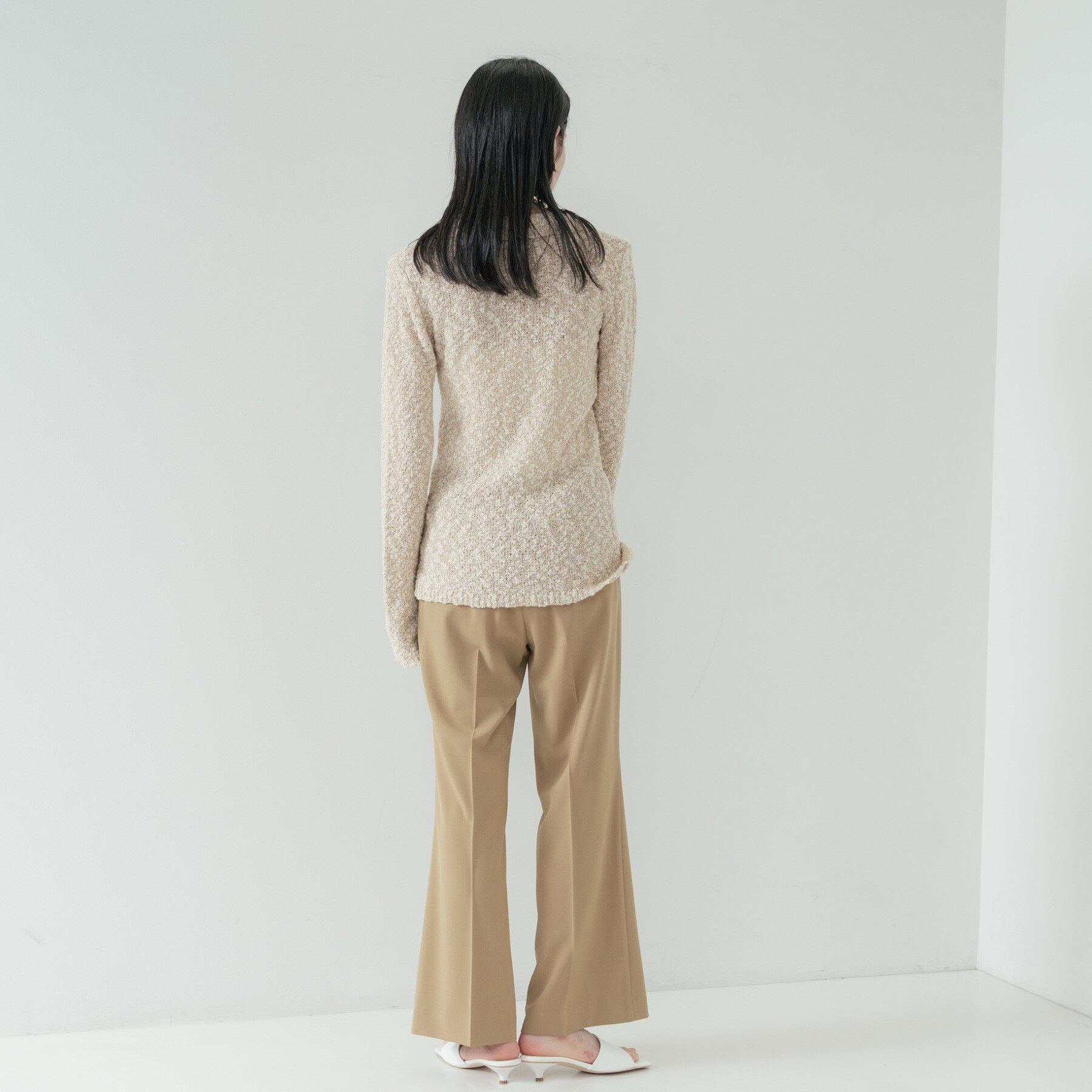 GALLEST「Comfy SET UP｜ストレートフレアパンツ【セットアップ対応／通勤／カセット服】」|その他|