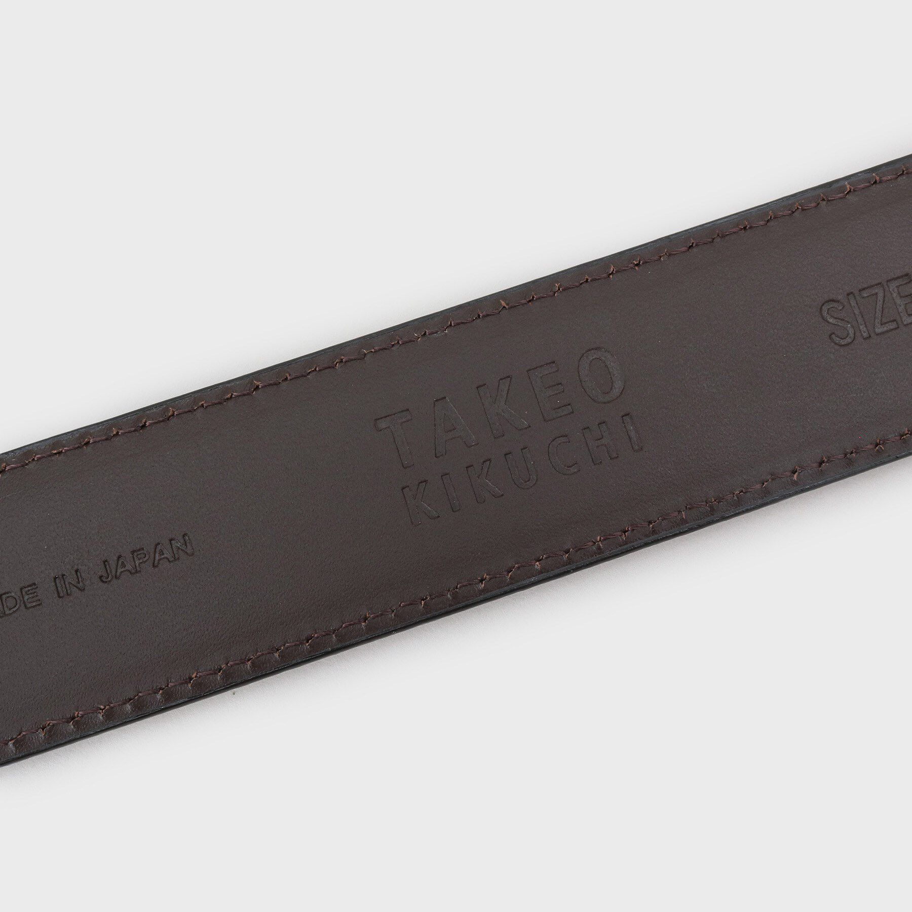 TAKEO KIKUCHI「ワックスドレザードレスベルト」|ベルト|