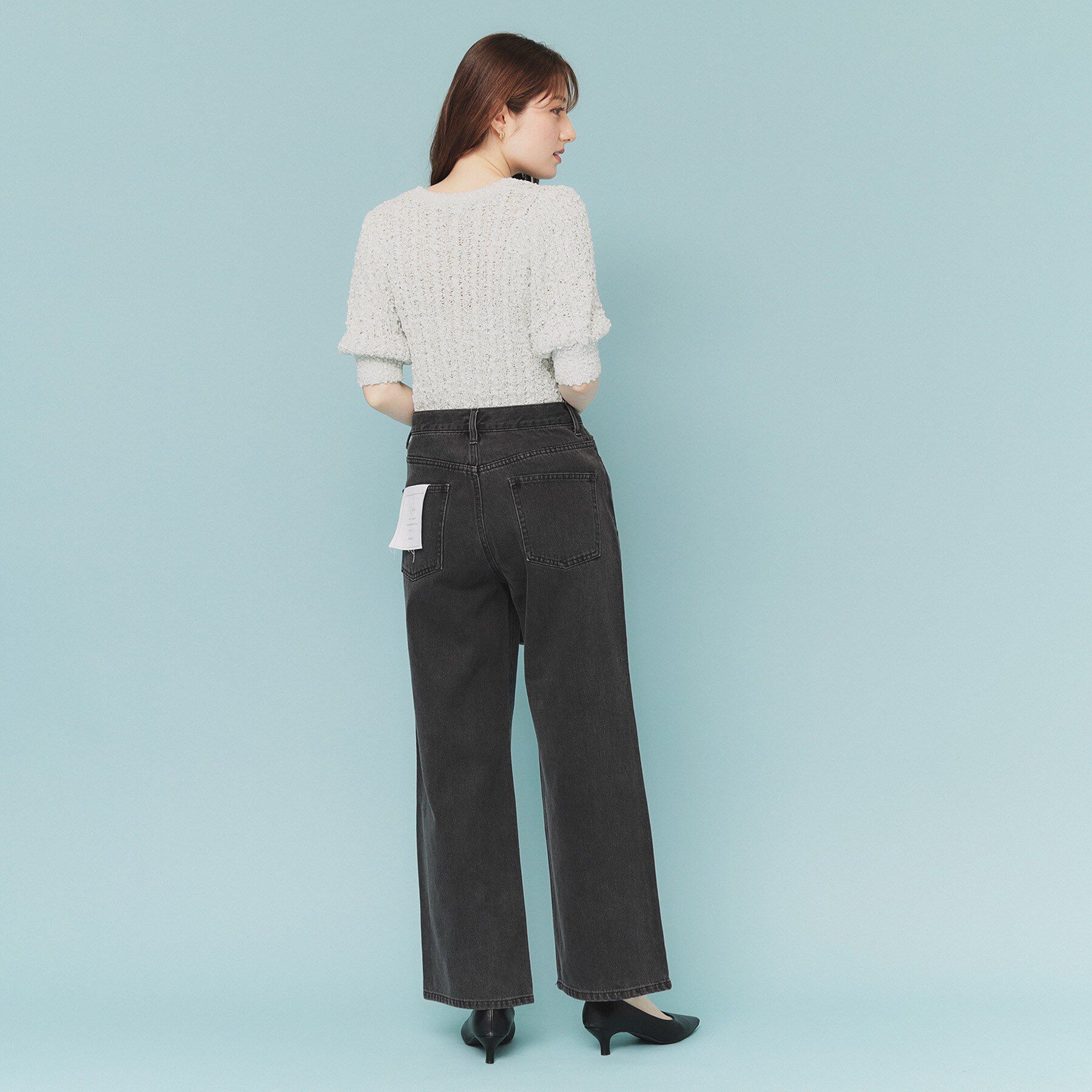 index「《丈が選べる》デニムバギーパンツ【洗濯機洗い可】」|デニム|