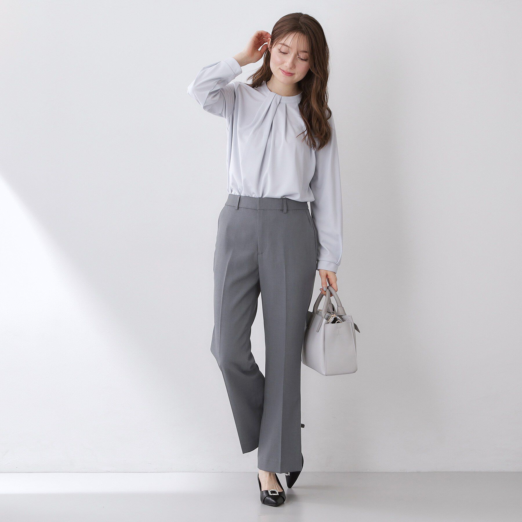 index「ストレッチスリムフレアパンツ【洗濯機OK】」|その他|