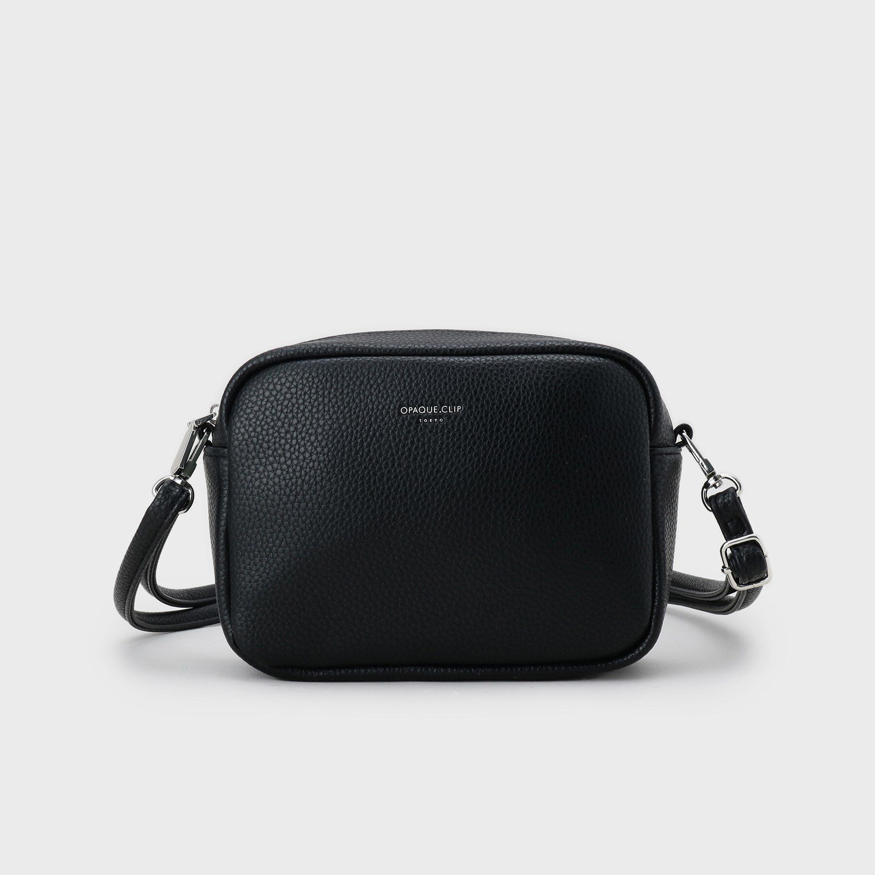 OPAQUE.CLIP「シュリンク合皮スクエアミニショルダーバッグ【軽量／長さ調整可能】」|ショルダー・メッセンジャー|