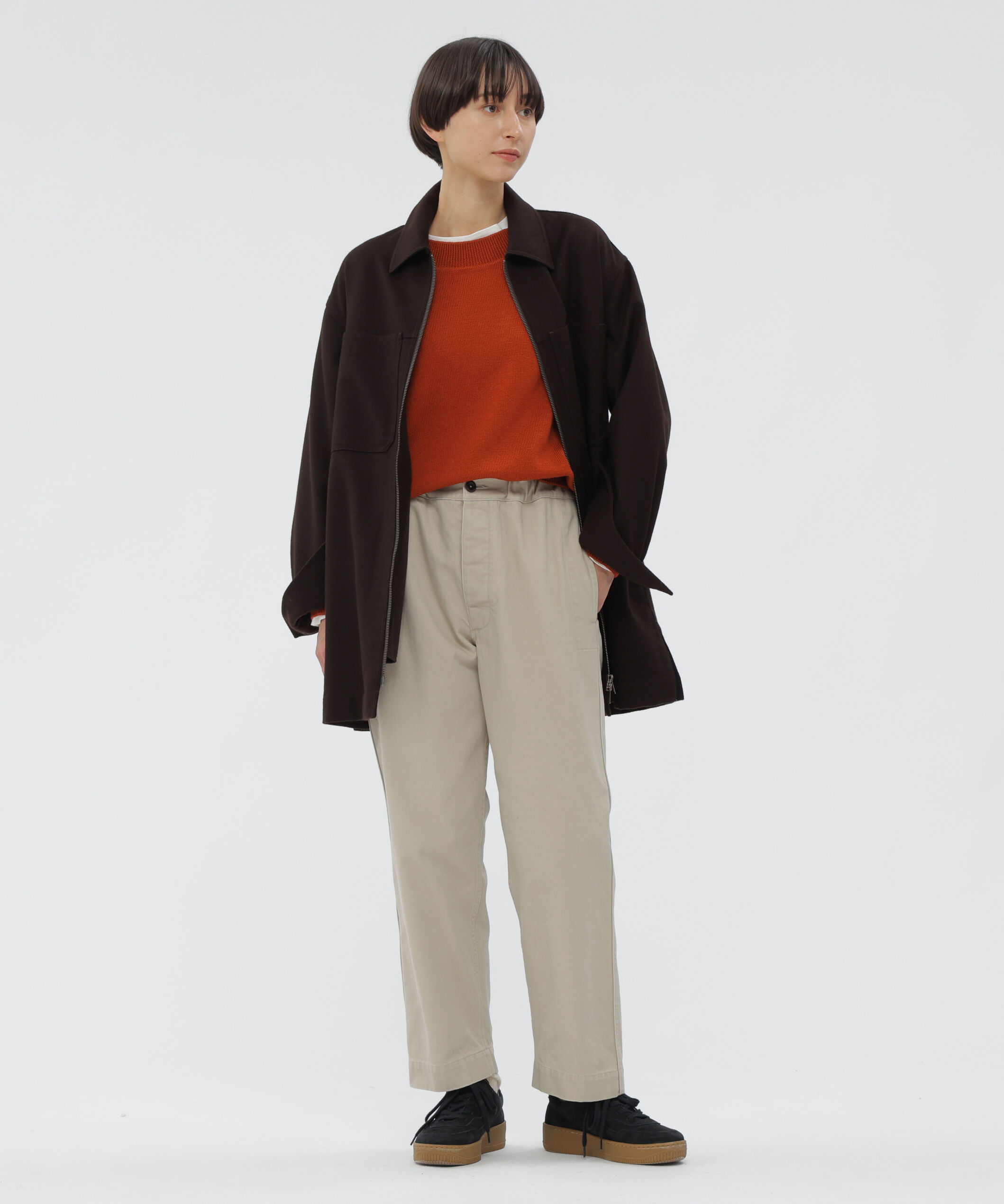MHL.「FELTED WOOL SHIRTING BLOUSON」|ブルゾン・スタジャン|
