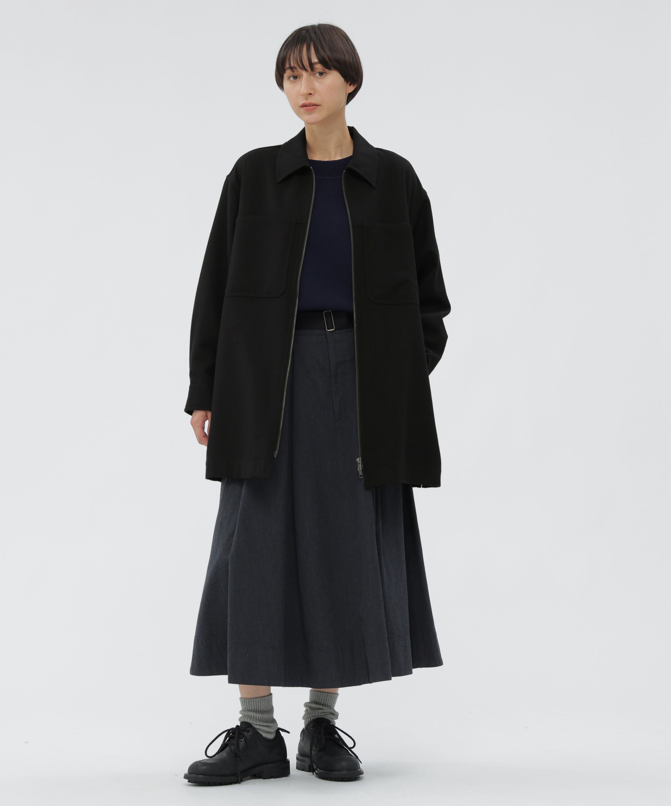 MHL.「FELTED WOOL SHIRTING BLOUSON」|ブルゾン・スタジャン|