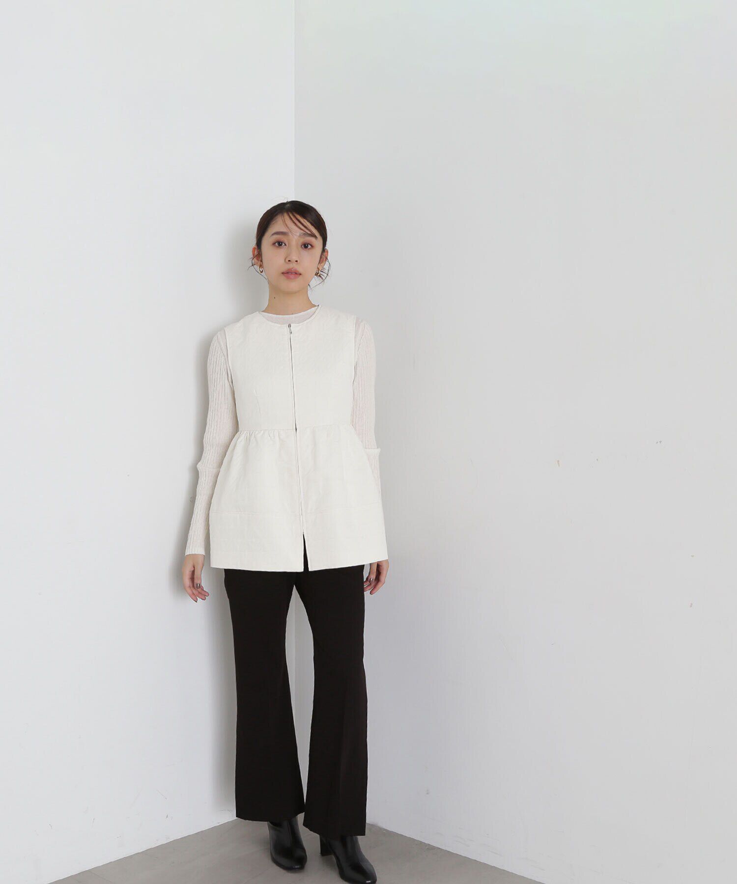  「サイドベンツフレアパンツ」|その他|クロ